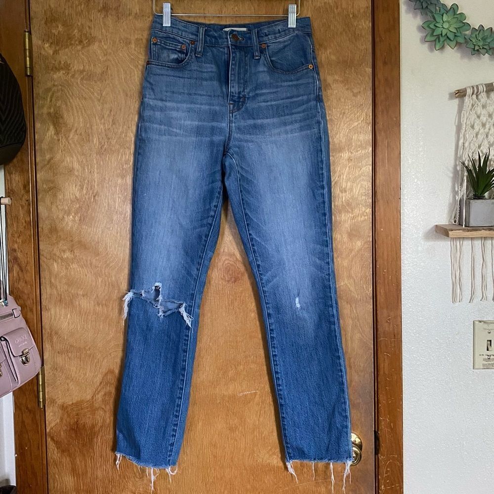 Madewell High-Rise Slim Cropped Boyfriend Jeans